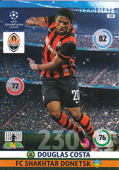 Douglas Costa Shakhtar Donetsk 2014/15 Panini Champions League #238